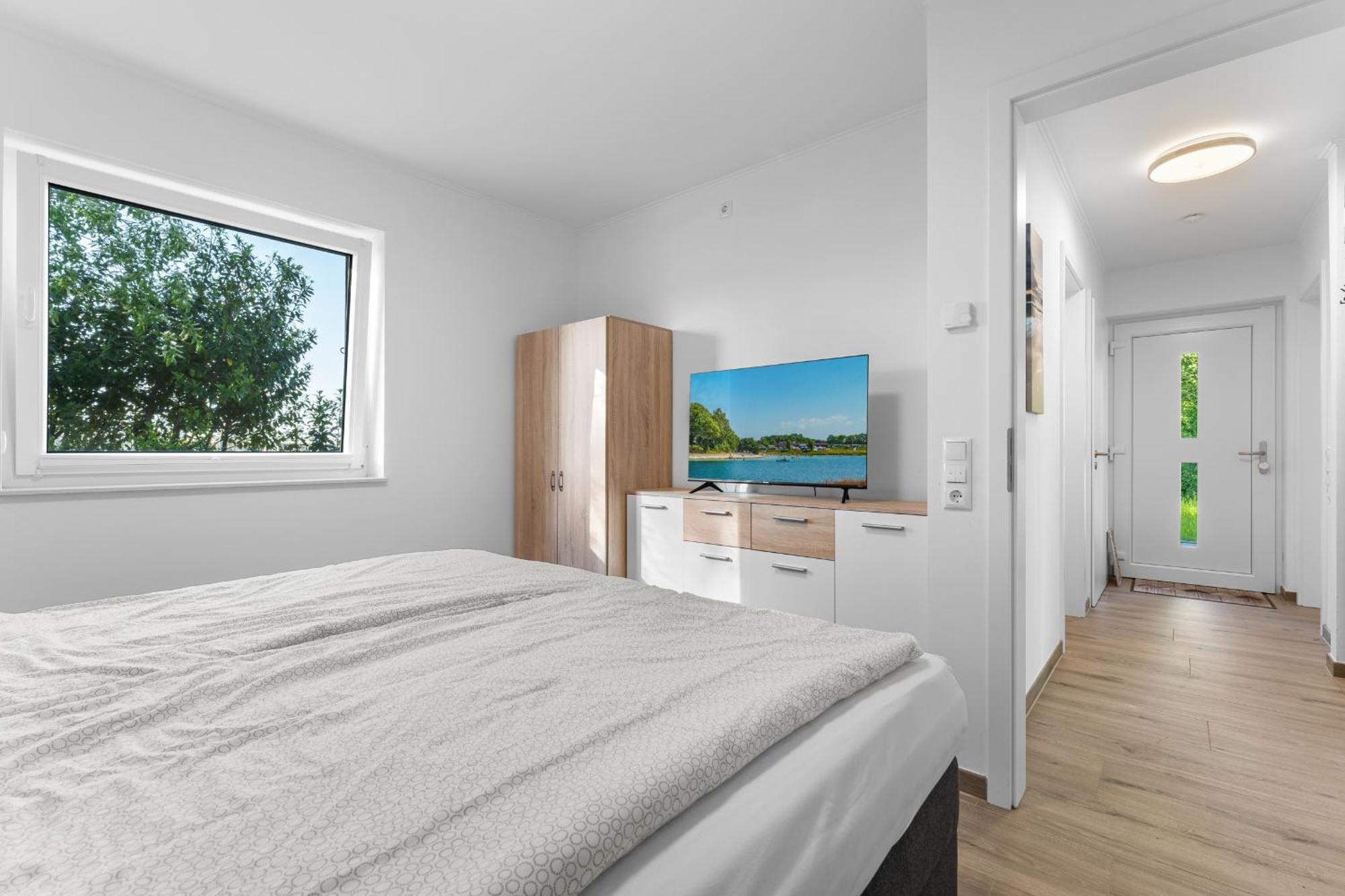 Niewoh Ferienhaus Wiesenblick,Ammerland, Conneforde Wiefelstede Szoba fotó